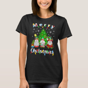 Camiseta Feliz Natal Três Gnomos - A Matar a Família dos Gn