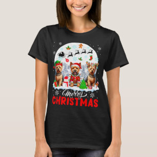 Camiseta Feliz Natal Três Papais noeis Elf Reindeer Norwich