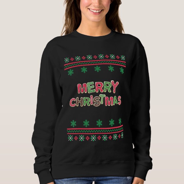 Camiseta Feliz Natal Ugly Sweater (Frente)