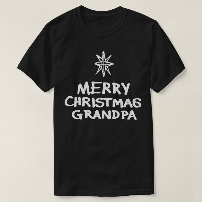 Camiseta Feliz Natal Vovô B (Frente do Design)