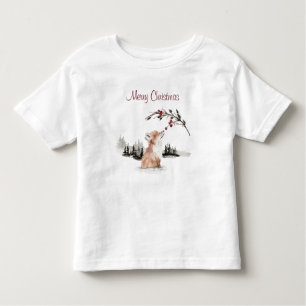 Camiseta Feliz Natal Woodland Fox