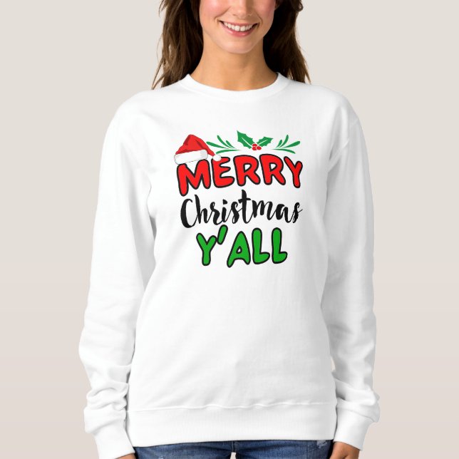 Camiseta Feliz Natal Y Sweatshirt (Frente)