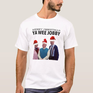 Camiseta Feliz Natal Ya Wee Jobby Jack Victor e Isa5