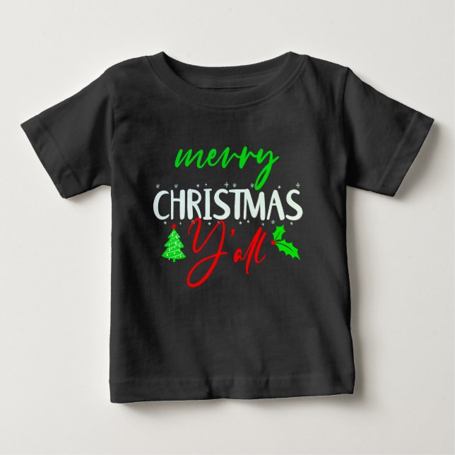 Camiseta Feliz Natal Y'all-85217 (Frente)