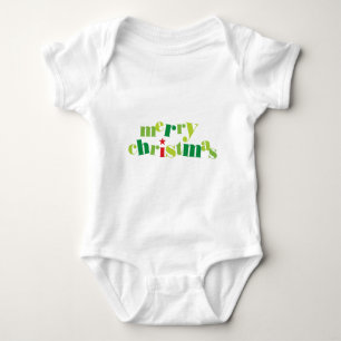 Camiseta feliz natalidade moderna de natal