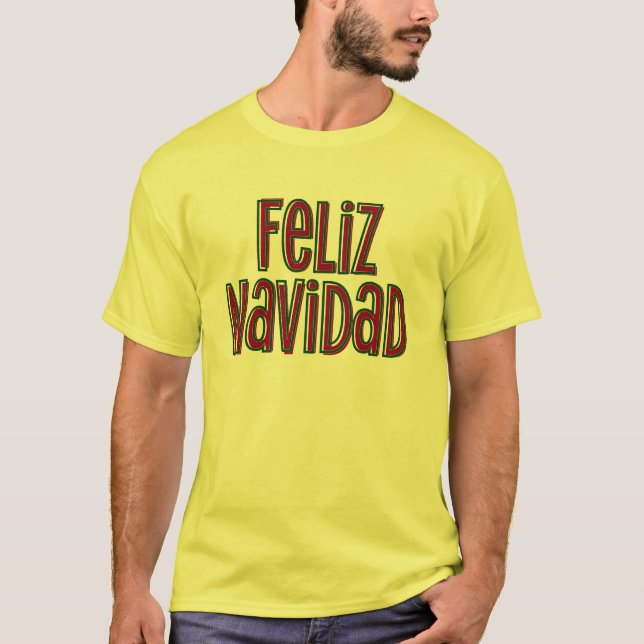 Camiseta Feliz Navidad (Frente)