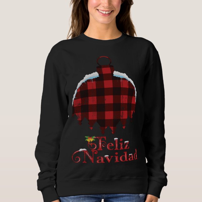 Camiseta Feliz Navidad Family Matching Spanish Christmas Re (Frente)