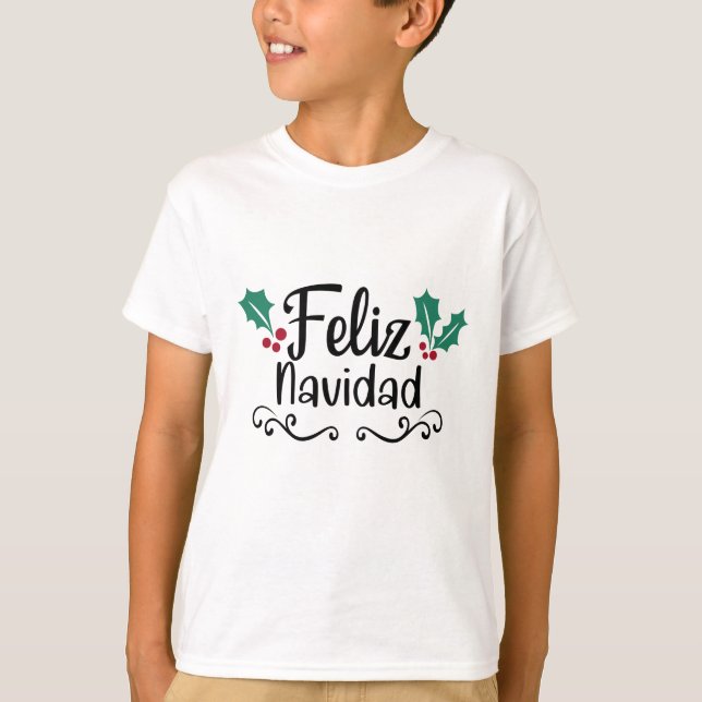 Camiseta Feliz Navidad Felry Natal (Frente)