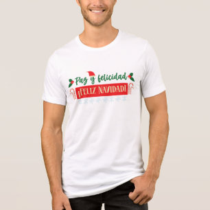 Camiseta Feliz Navidad Feriados de Natal em Espanha