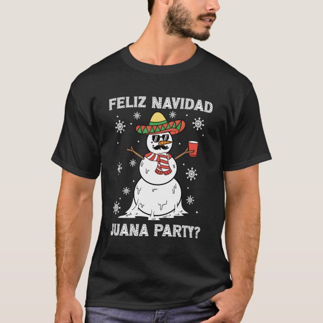 Camiseta Feliz Navidad Juana Py Mexicano (Frente)