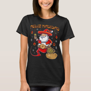 Camiseta Feliz Navidad Mexicana Farmer de Natal