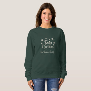 Camiseta Feliz Navidad Moderna Família de Natal