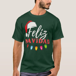 Camiseta Feliz Navidad Natal Luz Natal Engraçado