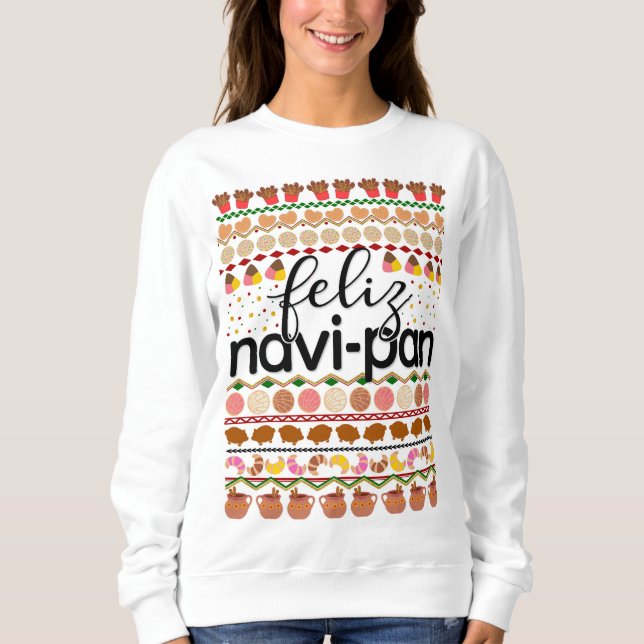 Camiseta Feliz Navidad Pan Dulce Sweater (Frente)