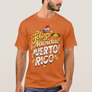 Camiseta Feliz Navidad Porto Rico Feliz Natal