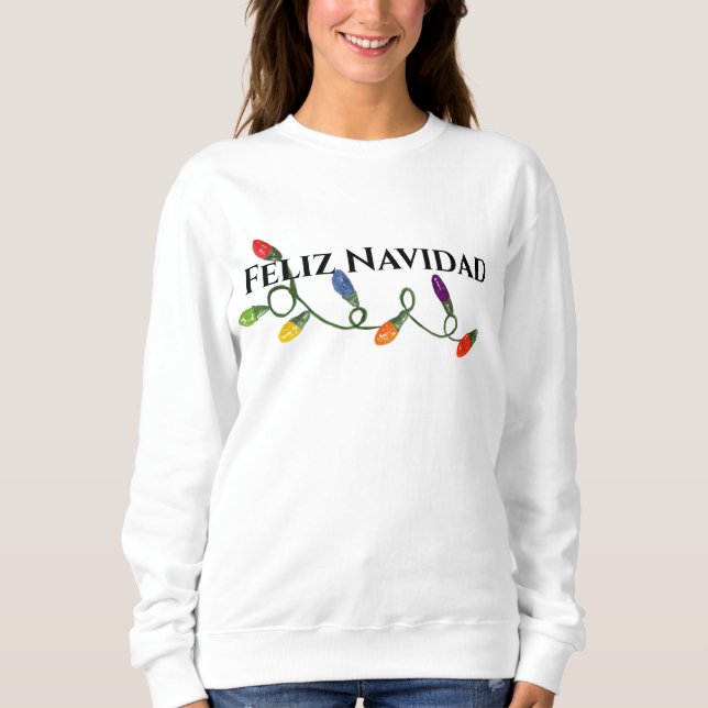 Camiseta Feliz Navidad Sweatshirt (Frente)