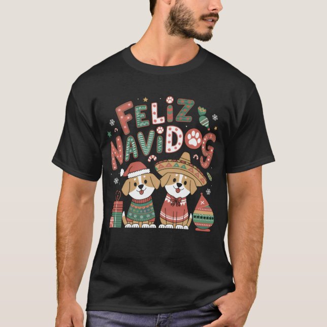 Camiseta Feliz Navidog (Frente)