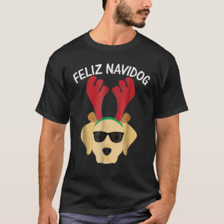 Camiseta Feliz Navidog Navidad Labrador Natal