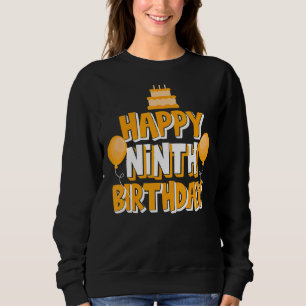 Camiseta Feliz Nona Ideia Festa de aniversário Para Criança