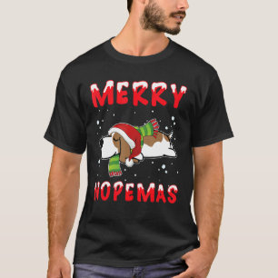 Camiseta Feliz Nopemas Basset Hound Nope Lazy Pajamas Chris