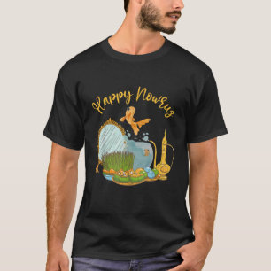 Camiseta Feliz Nowruz Mubarak Curdistão Paquistão E Irã N