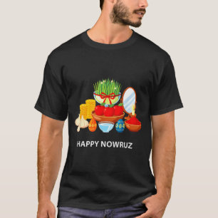 Camiseta Feliz Nowruz para o Ano Novo Persa Norooz Homens M