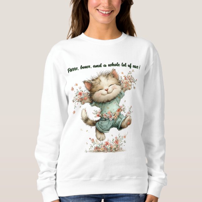 Camiseta Feliz O Gato  (Frente)