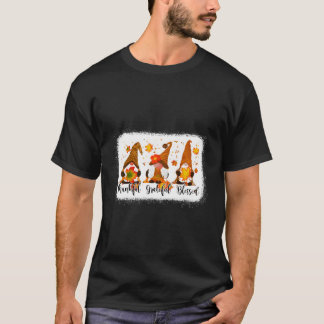Camiseta Feliz Obrigado de outono dos Gnomos, abençoados e