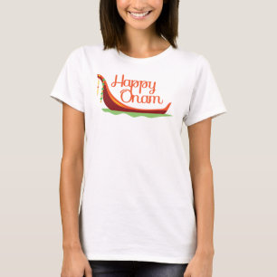 Camiseta Feliz Onam Boat-T-Shirt