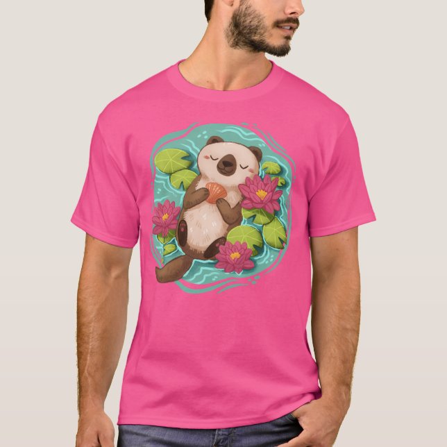 Camiseta Feliz Otter (Frente)