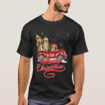 Camiseta Feliz Ouro de Natal - Papais noeis para varejo Rei<br><div class="desc">Feliz Ouro de Natal - Papais noeis de Retriever Reindeer Red Truck</div>