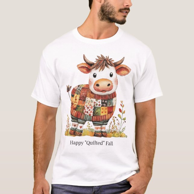 Camiseta Feliz Outono "Colchado" (Frente)