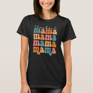 Camiseta Feliz outono de outono de outono de Mama