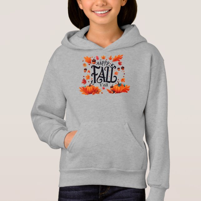 Camiseta Feliz Outono para todos clássico  (Frente)