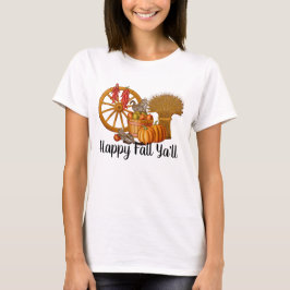 Camiseta Feliz Outono para todos vocês