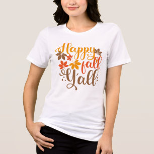 Camiseta Feliz outono para vocês