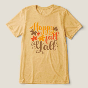 Camiseta Feliz outono para vocês