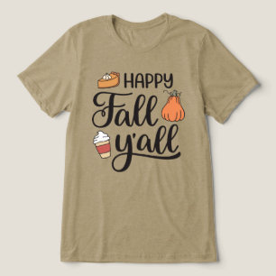 Camiseta Feliz outono Y