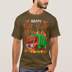Camiseta Feliz Outono Y Todos Ação de Graças à Turquia Ridi