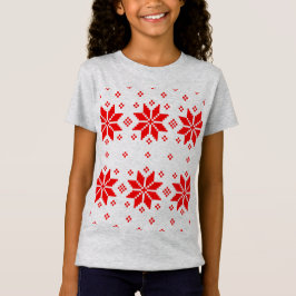 Camiseta Feliz padrão de Natal 5