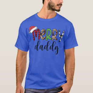 Camiseta Feliz Pai da Família Natal Xadrez Xmas Mães de pij