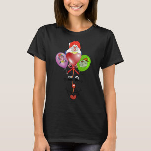 Camiseta Feliz Palhaço De Aniversário Para Menina Bebê Ou B
