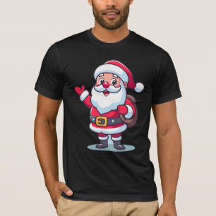 Camiseta Feliz Papai noel de Natal