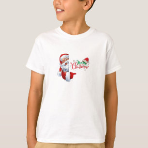 Camiseta Feliz Papai noel de Natal
