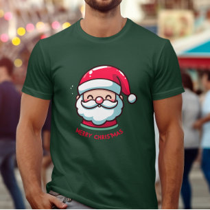 Camiseta Feliz Papai noel de Natal