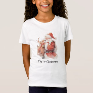 Camiseta Feliz Papai noel de Natal
