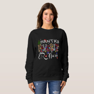 Camiseta Feliz Papai noel de Natal favorito da enfermeira d