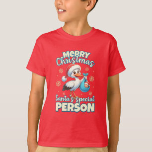 Camiseta Feliz Papai noel de Natal Pessoa Especial Cute Egr