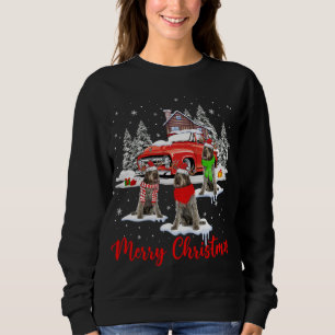 Camiseta Feliz Papais noeis de Natal Apontando Griffon