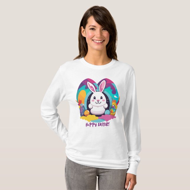 Camiseta Feliz Páscoa! (Frente Completa)